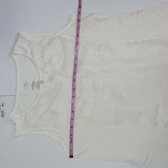ST. JOHN'S BAY WHITE TANK TOP/SIZE L - Picture 5 of 14